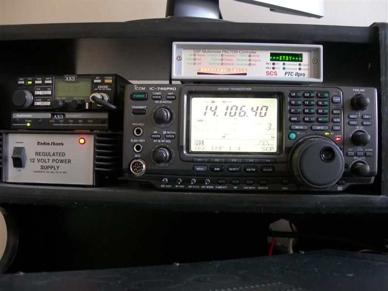 SCS PTC2 Pro and IC-746 Pro PACTOR Operations