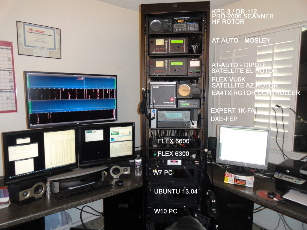 ARRL SSB 2018 Contest Battle Station!