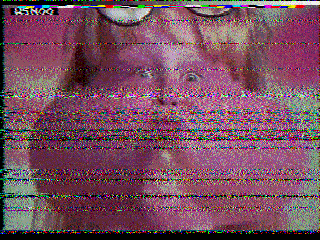 My first ever SSTV RX image! de W5NOO July 24, 1995