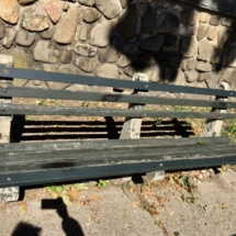 TZ old park bench